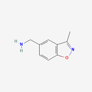 (3-Methylbenzo[d]isoxazol-5-yl)methanamine