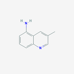 molecular formula C10H10N2 B161361 3-Methylquinolin-5-amine CAS No. 134992-14-6