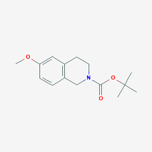 molecular formula C15H21NO3 B1613616 tert-butyl 6-methoxy-3,4-dihydroisoquinoline-2(1H)-carboxylate CAS No. 860436-57-3
