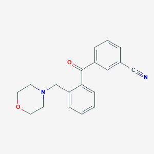 3'-Cyano-2-morpholinomethyl benzophenone