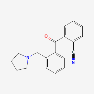 2-Cyano-2'-pyrrolidinomethyl benzophenone