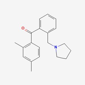 2,4-Dimethyl-2'-pyrrolidinomethyl benzophenone