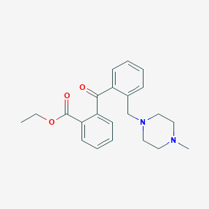 2-Carboethoxy-2'-(4-methylpiperazinomethyl) benzophenone