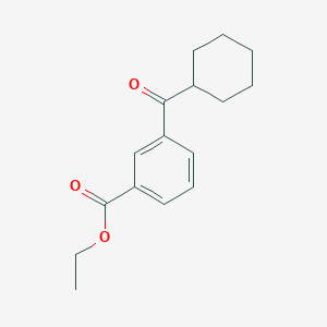 3-Carboethoxyphenyl cyclohexyl ketone