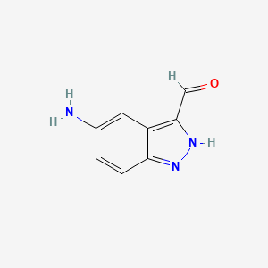 5-Amino-1H-indazole-3-carbaldehyde