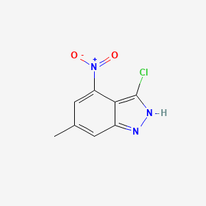 3-chloro-6-methyl-4-nitro-2H-indazole