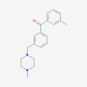 3-Methyl-3'-(4-methylpiperazinomethyl) benzophenone