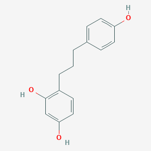 molecular formula C15H16O3 B161370 4'-O-Demethylbroussonin A 