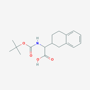 molecular formula C17H23NO4 B1613708 4-Methyl-3-(methylsulfonyl)benzoic acid CAS No. 51522-22-6