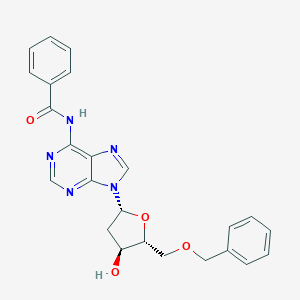 molecular formula C24H23N5O4 B161371 6-N-Benzoyl-5'-O-benzyl-2'-deoxyadenosine CAS No. 130359-85-2
