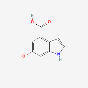 molecular formula C10H9NO3 B1613711 6-methoxy-1H-indole-4-carboxylic acid CAS No. 885520-60-5