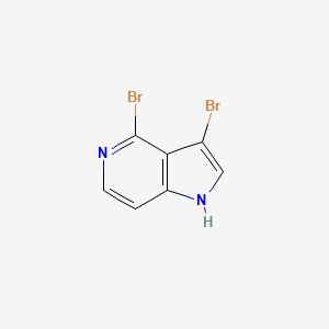 molecular formula C7H4Br2N2 B1613713 3,4-Dibromo-1H-pyrrolo[3,2-c]pyridine CAS No. 1000341-83-2