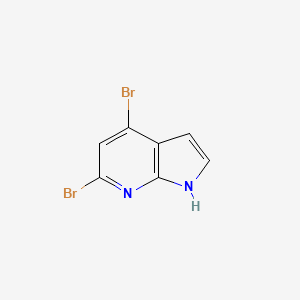4,6-dibromo-1H-pyrrolo[2,3-b]pyridine