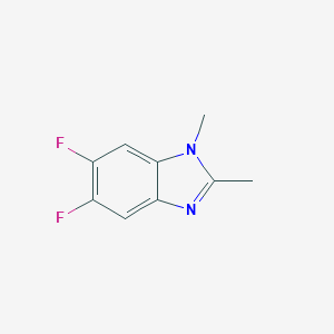 molecular formula C9H8F2N2 B161373 1,2-Dimethyl-5,6-difluorobenzimidazole CAS No. 1662-23-3