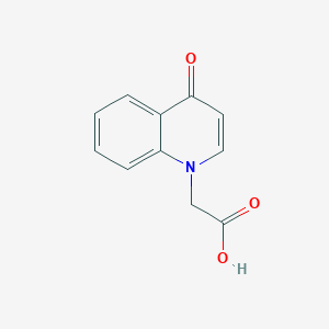 molecular formula C11H9NO3 B1613735 2-(4-Oxo-1,4-dihydroquinolin-1-yl)acetic acid CAS No. 56600-94-3