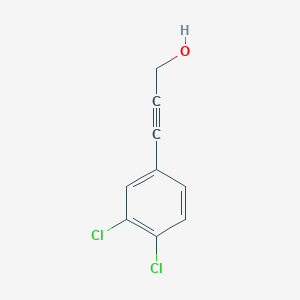 molecular formula C9H6Cl2O B1613739 3-(3,4-Dichlorophenyl)prop-2-yn-1-ol CAS No. 220707-94-8