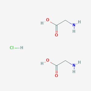molecular formula C4H11ClN2O4 B1613746 Glycine hemihydrochloride CAS No. 7490-95-1