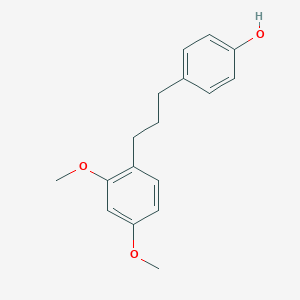 molecular formula C17H20O3 B161375 2'-O-Methylbroussonin A 
