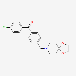 4-Chloro-4'-[8-(1,4-dioxa-8-azaspiro[4.5]decyl)methyl]benozphenone