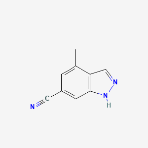 B1613793 4-Methyl-1H-indazole-6-carbonitrile CAS No. 885521-58-4