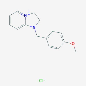 1-(4-Methoxybenzyl)-2,3-dihydroimidazo[1,2-a]pyridin-1-ium Chloride