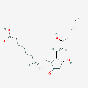 molecular formula C22H36O5 B161380 (Z)-9-[(2R,3R)-3-hydroxy-2-[(E,3S)-3-hydroxyoct-1-enyl]-5-oxocyclopentyl]non-7-enoic acid CAS No. 26198-80-1