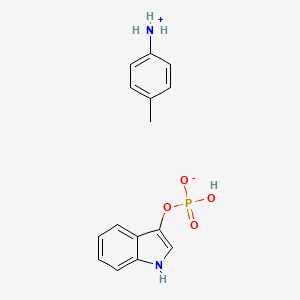 4-Methylanilinium 1H-indol-3-yl hydrogen phosphate