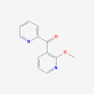 molecular formula C12H10N2O2 B1613819 2-Methoxy-3-picolinoylpyridine CAS No. 898786-01-1