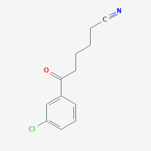 6-(3-Chlorophenyl)-6-oxohexanenitrile