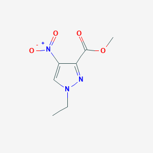 molecular formula C7H9N3O4 B1613830 methyl 1-ethyl-4-nitro-1H-pyrazole-3-carboxylate CAS No. 923283-30-1