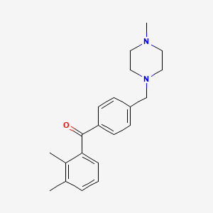 2,3-Dimethyl-4'-(4-methylpiperazinomethyl) benzophenone