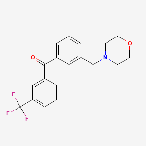 (3-(Morpholinomethyl)phenyl)(3-(trifluoromethyl)phenyl)methanone
