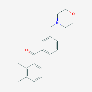 2,3-Dimethyl-3'-morpholinomethyl benzophenone