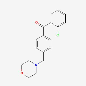 2-Chloro-4'-morpholinomethyl benzophenone