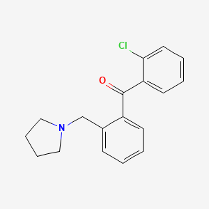 2-Chloro-2'-pyrrolidinomethyl benzophenone