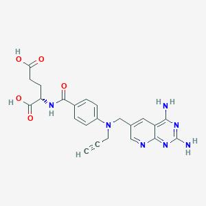 10-Propargyl-5-deazaaminopterin analog of folic acid