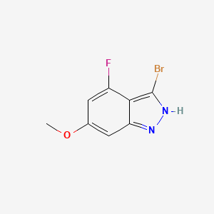 3-bromo-4-fluoro-6-methoxy-2H-indazole
