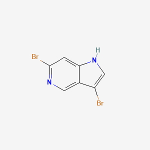 molecular formula C7H4Br2N2 B1613914 3,6-Dibromo-1H-pyrrolo[3,2-c]pyridine CAS No. 1000341-69-4