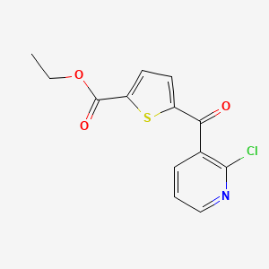 2-Chloro-3-(5-ethoxycarbonyl-2-thenoyl)pyridine