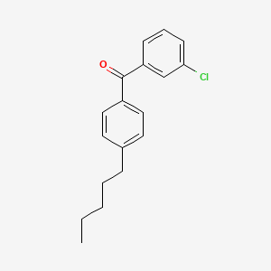 3-Chloro-4'-n-pentylbenzophenone