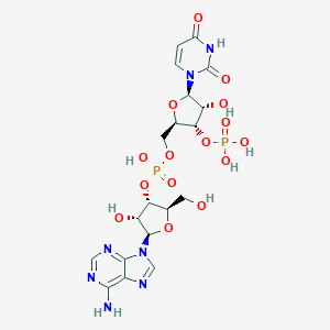molecular formula C19H25N7O15P2 B161393 Adenylyl-3'-5'-phospho-uridine-3'-monophosphate CAS No. 1985-21-3