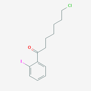 7-Chloro-1-(2-iodophenyl)-1-oxoheptane