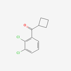 molecular formula C11H10Cl2O B1613936 Cyclobutyl 2,3-dichlorophenyl ketone CAS No. 898791-12-3
