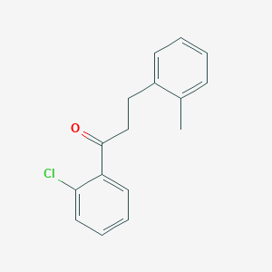 B1613951 2'-Chloro-3-(2-methylphenyl)propiophenone CAS No. 898789-68-9