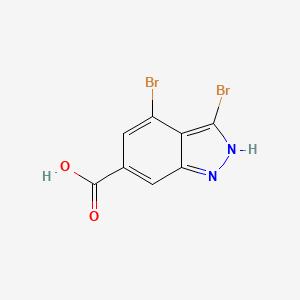 3,4-Dibromo-1H-indazole-6-carboxylic acid