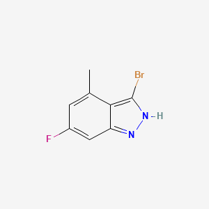 3-bromo-6-fluoro-4-methyl-2H-indazole