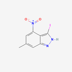 3-Iodo-6-methyl-4-nitro-1H-indazole