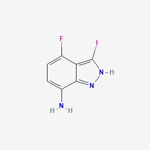 4-fluoro-3-iodo-2H-indazol-7-amine