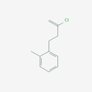 molecular formula C11H13Cl B1613969 2-Chloro-4-(2-methylphenyl)-1-butene CAS No. 731772-13-7