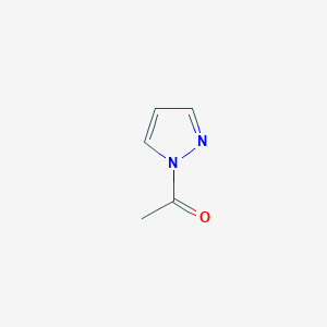 molecular formula C5H6N2O B161398 1-(1H-Pyrazol-1-yl)ethanone CAS No. 10199-64-1